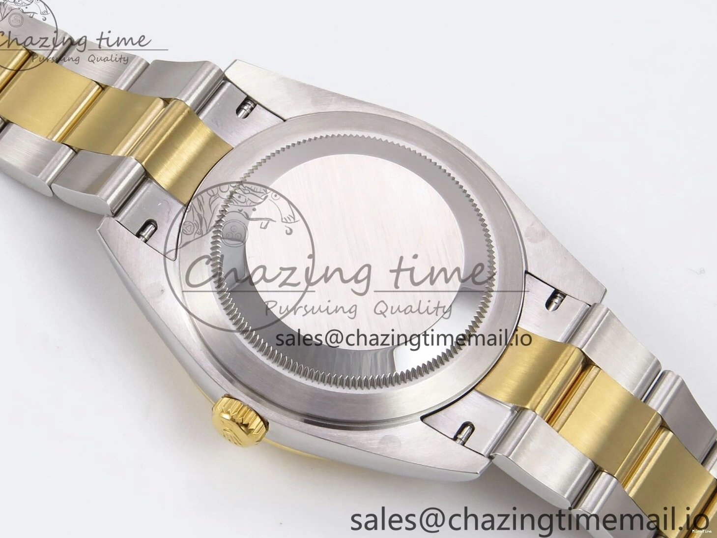 MiroTime 0514 DateJust 41 126333 EWEF Best Edition YG Diamonds Dial on SS YG Oyster Bracelet A Minimalist 973